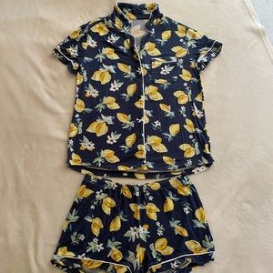Gillian & Omalle Lemon PJ Set